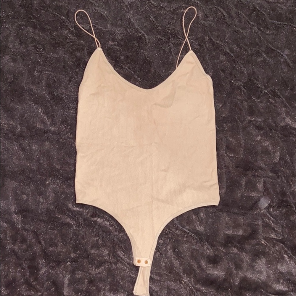 Rubbed Tan Bodysuit